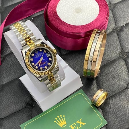 طقم ساعه نسائي رولكس