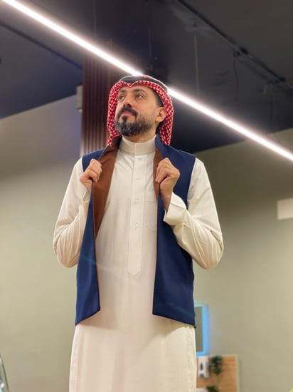 سديري جوخ جملي كحلي صديري رجالي شتوي دبل فيس سديريات سديريه رجاليه