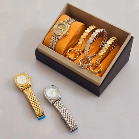 بوكس انيق هدايا تخرج نسائي شانيل شنطه طقم ساعه نظاره شمسيه فخمه