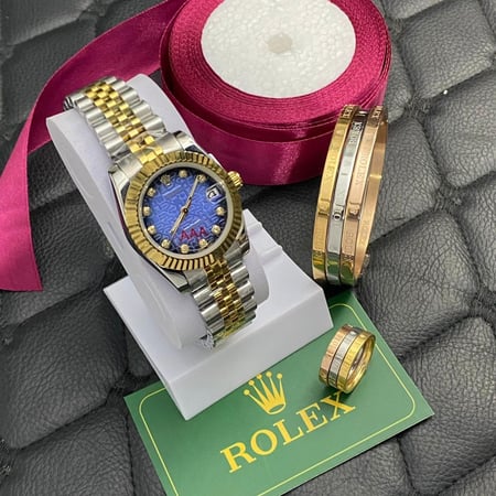 طقم ساعه نسائي رولكس