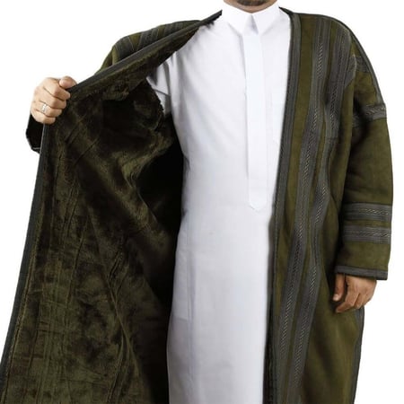 فروات شتوي رجالي زيتي