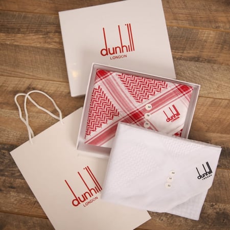 شماغ دنهل 2022 غترة  احمر غامق ابيض  كلاسيك اشمغه رجاليه هدايا ماركه