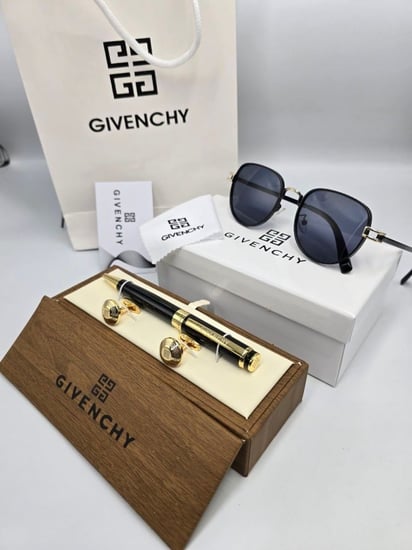 طقم كبك وقلم و نظاره ماركه جفنشي