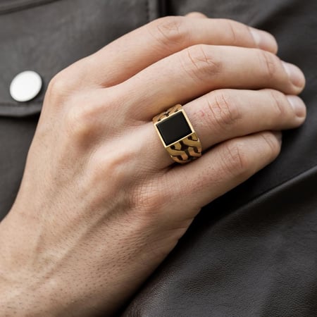 خاتم رجالي رسمي راقي فضه خالصه