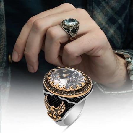 ارقى و افخم الخواتم الرجاليه من الفضه الخالصه