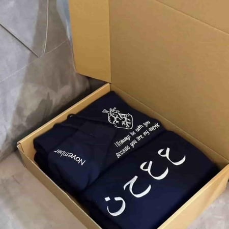 هودي قطن مخصص بالاسم