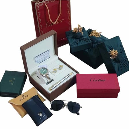 طقم ساعة رجالي فاخر متجر ريستا