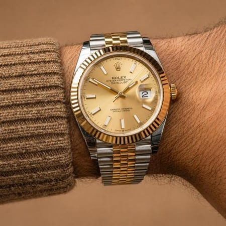 ساعه رولكس datejust gold