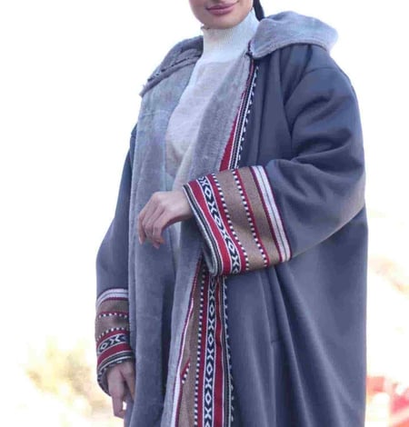 جوخ سدو نسائي رمادي