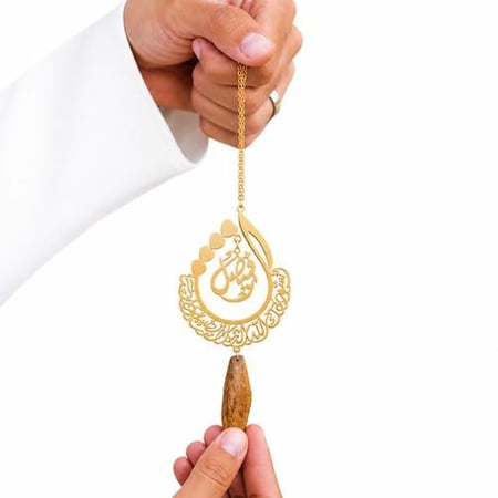 تعليقة قطرة فخمة بالعود