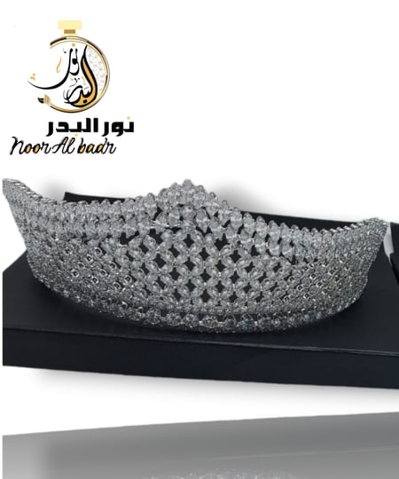 تاج عروس فخم زركون عالي الجودة شبيه الالماس. جود الزركون AAA-4