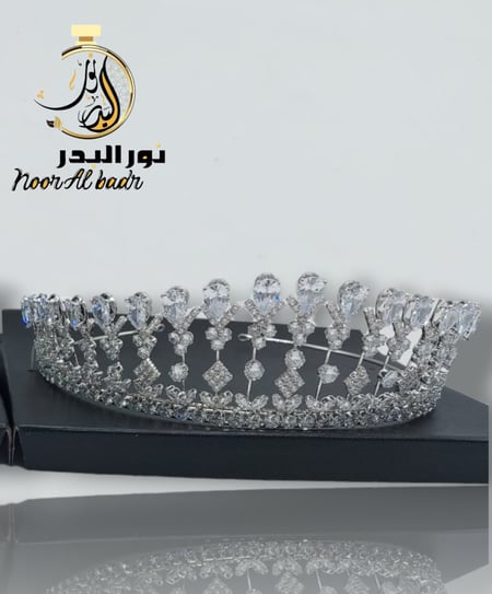 تاج عروس فخم زركون عالي الجودة شبيه الالماس. جود الزركون AAA-1