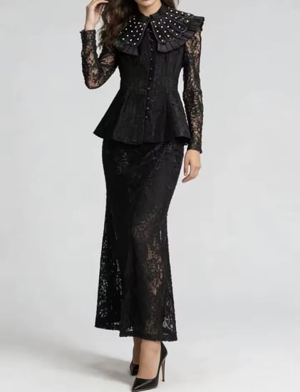 طقم قطعتين تنوره وبلوزة هاي كوالتي