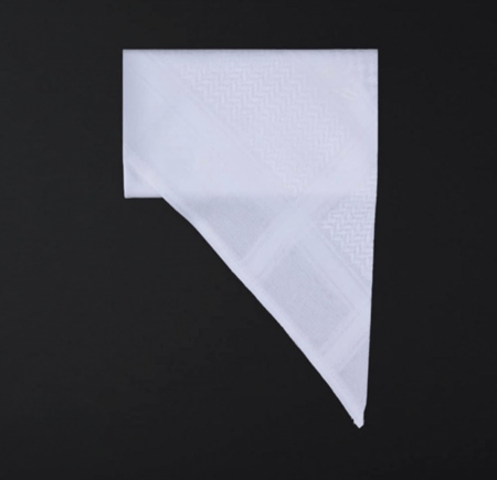 شماغ رسم ابيض انجليزي فاخر