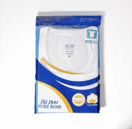 فنايل بيور روز رجالي PURE ROSE قطن 100%