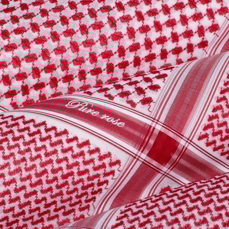 شماغ بيور روز قطن 100% PURE ROSE انجليزي فاخر R1