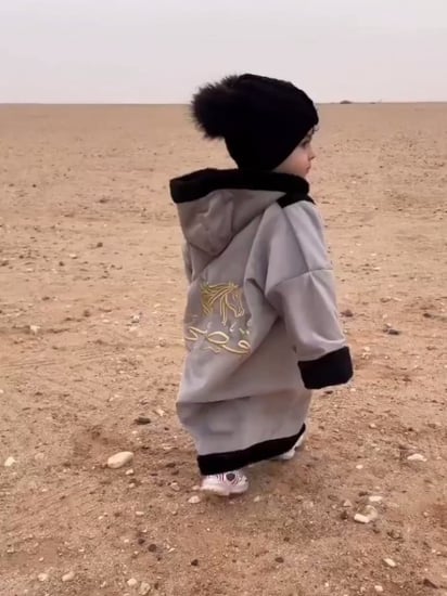 فروه شتويه للأطفال رمادي - متجر بودل تسوق أنولاين في السعودية
