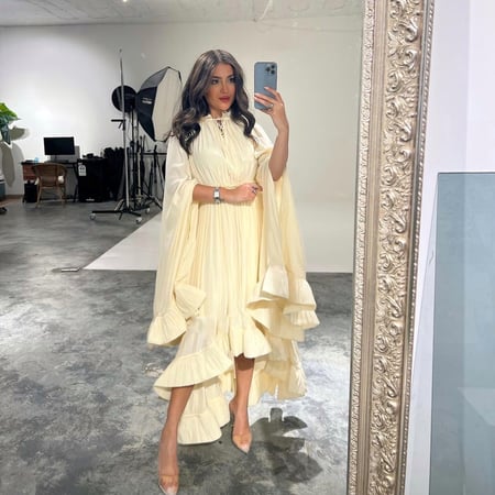 High low dress 550 - تسليم فوري ١-٣ أيام