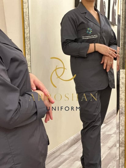 الزي الرسمي للكلية التقنية للبنات ( قطعتين ) بالطو + بنطلون - موديل رقم 3 ( الكلية التقنية للبنات )