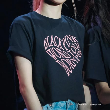 تيشيرت جولة Born Pink لـ بلاكبينك Blackpink