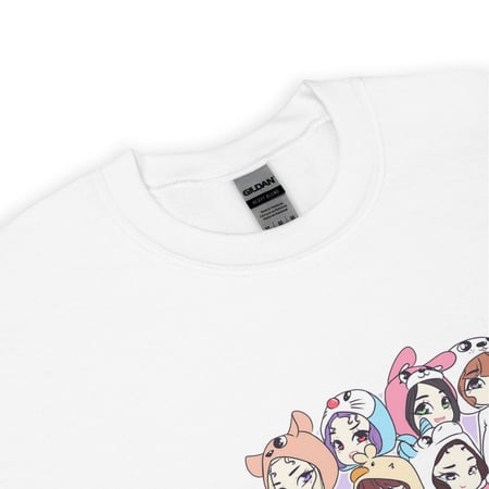 سويت شيرت برسم كرتوني لطيف لـ ايفر قلو Everglow