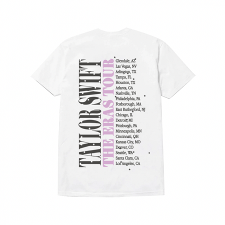 تيشيرت The Eras Tour لـ تايلور سويفت Taylor Swift