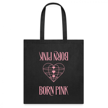 شنطة قماشية Tote bag بطباعة Born Pink بلاكبينك Blackpink