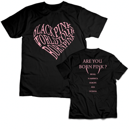 تيشيرت جولة Born Pink لـ بلاكبينك Blackpink