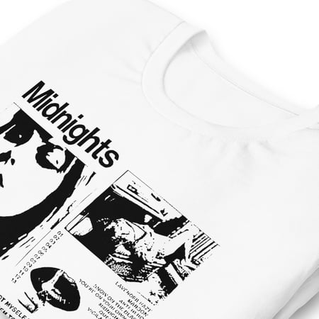 تيشيرت ميدنايتس Midnights لـ تايلور سويفت Taylor Swift ابيض