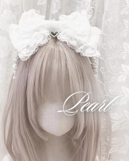 زينة رأس قماشيه "لؤلؤه" ♡ Pearl Headband