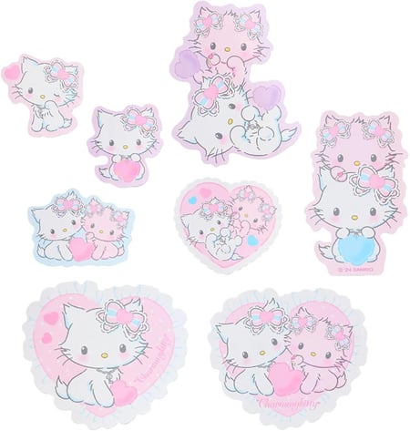 مجموعة ملصقات تشارمي كيتي وهوني كيوت |  charmmykitty & honeycute stickers