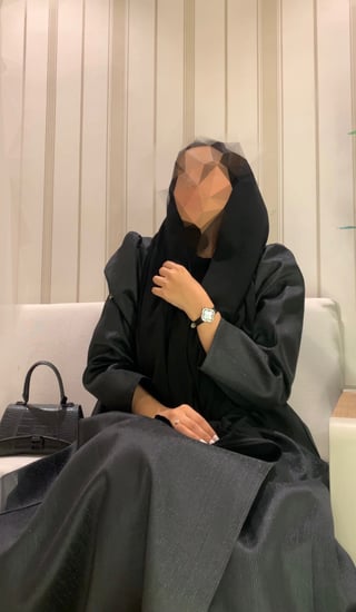 عباية صيفية خام جاكار نص كلوش