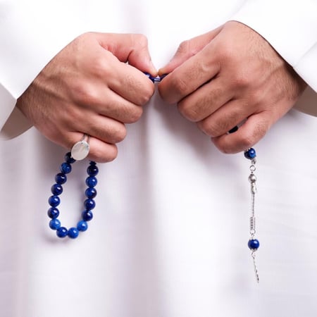 سبحه بكلايت أزرق ملكي