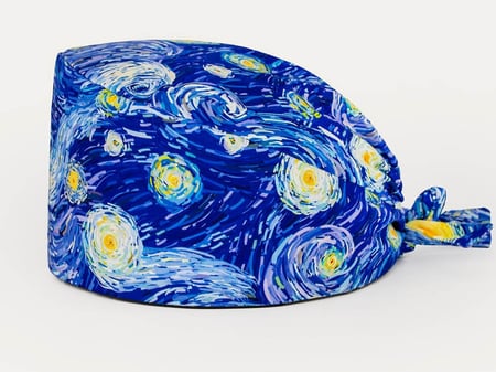 The Starry Night Surgical Cap