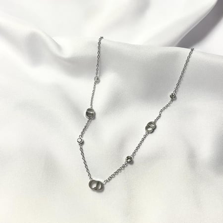 طقم ديور فضي - شامل الملحقات