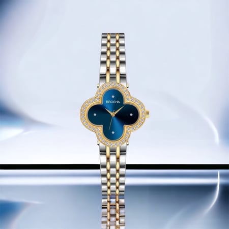 ساعه نسائيه موديل فان كليف لونين ميناء ازرق