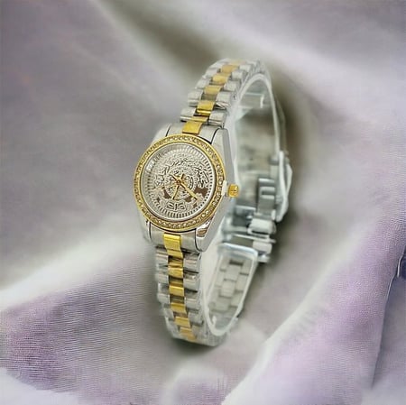 ساعه نسائيه موديل هلل لونين ميناء فضي