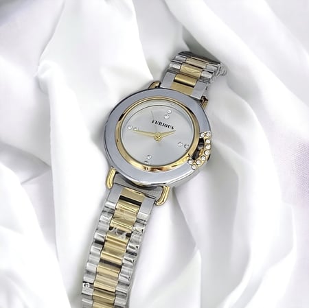 ساعه نسائيه فيريوس لونين ميناء فضي