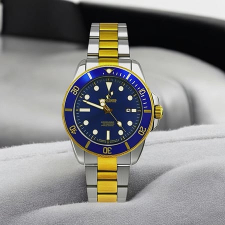 ساعة رجالية موديل رولكـس GMT