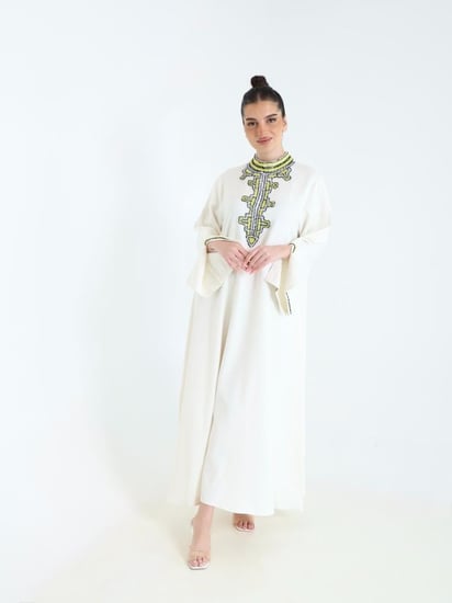 جلابيات مناسبات جلابيات كريب جلابيات فخمه سحابه