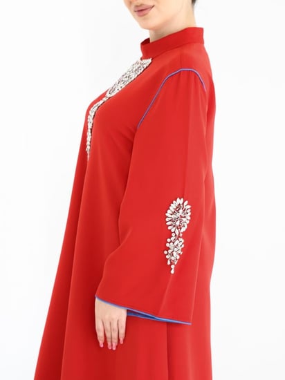 جلابيات سحابه جلابيه حمراء جلابيه فخمه جلابيات قفطان  مخور