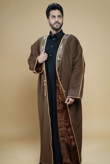 فروه رجاليه شتوية - فروة بشتي لون اشقر