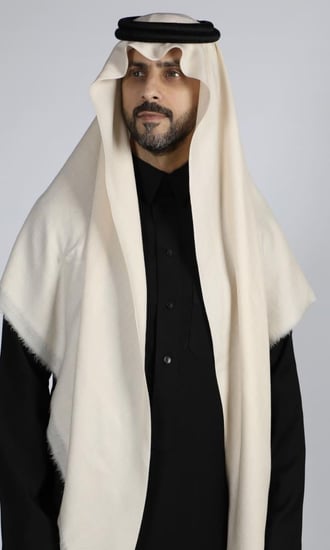 شال غتره كشميري سوبر ترمه ماركة بشتي