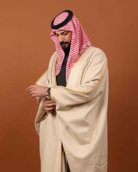 بشت سعودي شتوي صوف بشت وبر نبيه حمدالله