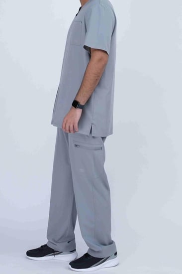 سكرب سوار مودرن رجالي رصاصي فاتح