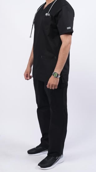 سكرب سوار الفاخر رجالي أسود