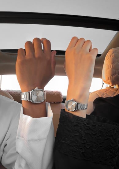 بكج ساعات RAFAL فضي رصاصي