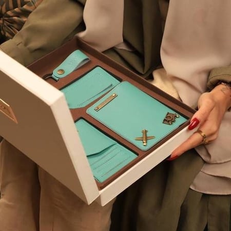 بوكس السفر من فوندو Vondo باللون تيفاني