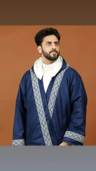 فرو شتوي رجالي ملكي كشميري فاخر