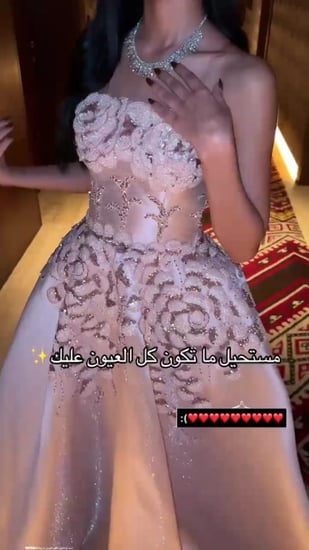 فستان نسائي قماش ميكادو